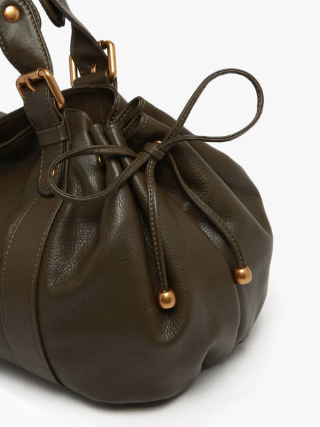 Shoulder Bag Icone Leather Gerard darel Green icone DCS01410 other view 3