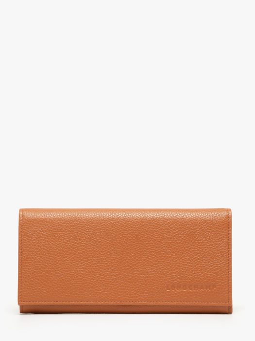 Longchamp Le foulonné Wallet Brown