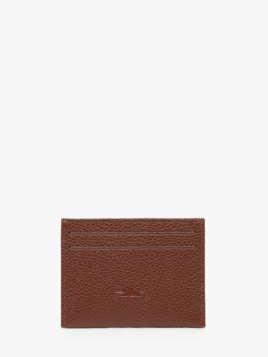 Longchamp Le foulonné Bill case / card case Brown