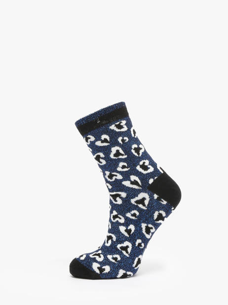 Chaussettes Femme Myriam & Sonia Cabaia Bleu socks women SON