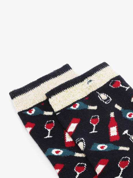 Women's Socks Daisy & Deborah Cabaia Blue socks women DEB other view 1