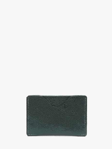 Leather Gabin Minuit Card Holder Paul marius Green minuit GABINMIN other view 2