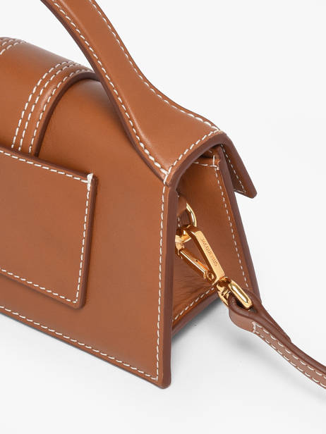 Preloved Leather Mini Bambino Crossbody Bag Jacquemus Brown second life 1560098 other view 3