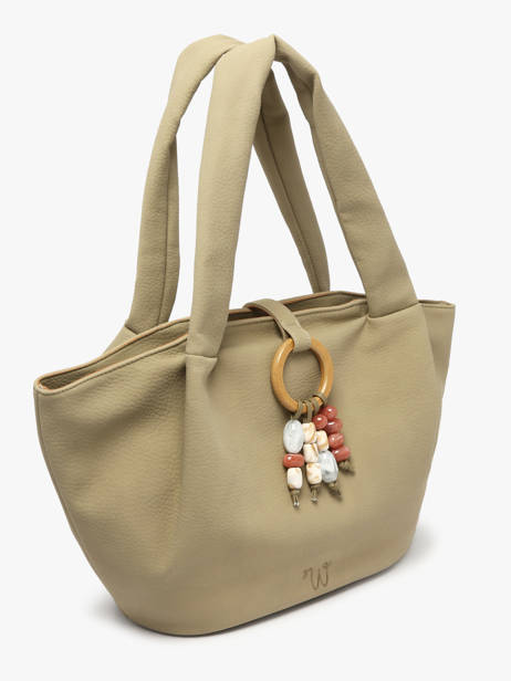 Sac Porté épaule Woomen Vert camomille pearl WCAE07 vue secondaire 2