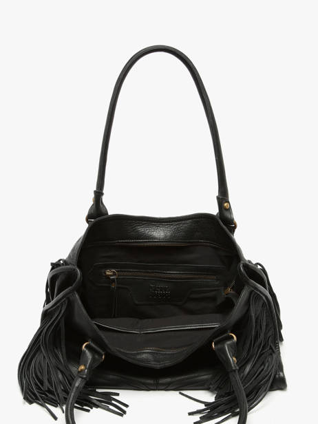 Sac Porté épaule Dakota Cuir Basilic pepper Noir dakota BDAK31 vue secondaire 3