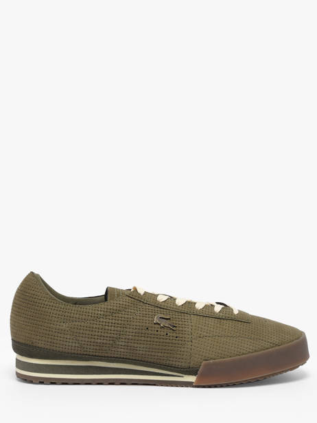 Sneakers En Cuir Lacoste Vert men 1SMA0067