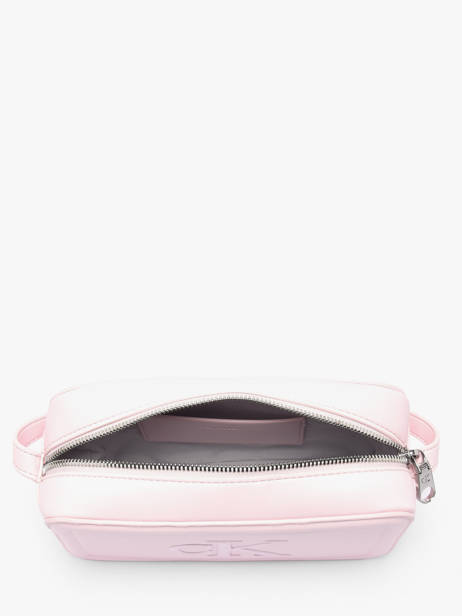 Sac Bandoulière Bold Monogram Calvin klein jeans Rose bold monogram 4F3220G vue secondaire 3