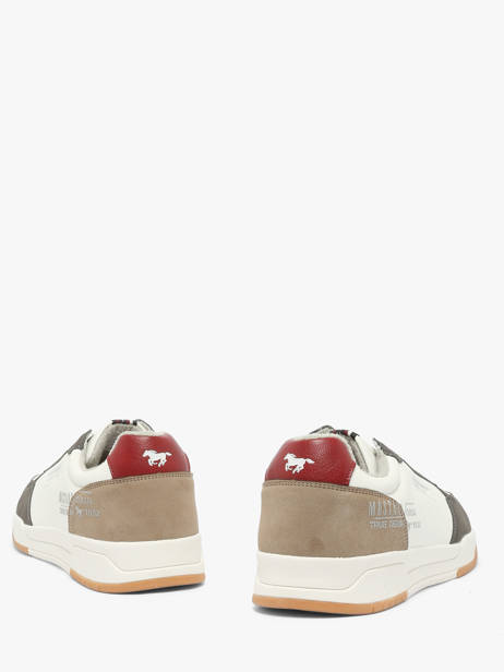 Sneakers Mustang Blanc men M0011006 vue secondaire 2