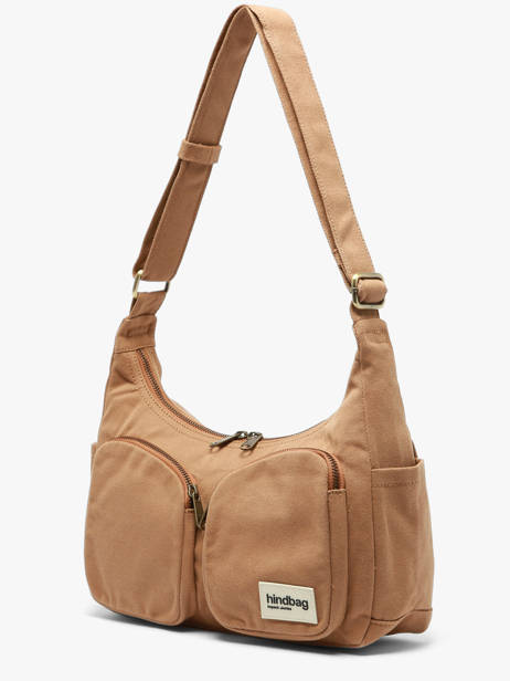 Sac Bandoulière Best Seller Coton Hindbag Marron best seller EMILE vue secondaire 2