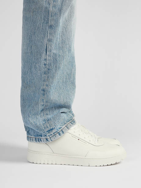 Sneakers En Cuir Tommy hilfiger Blanc men 5868YBL