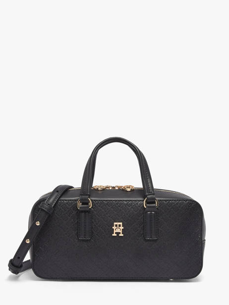 Sac Porté Main Th Daily Polyester Tommy hilfiger Noir th daily AW18415