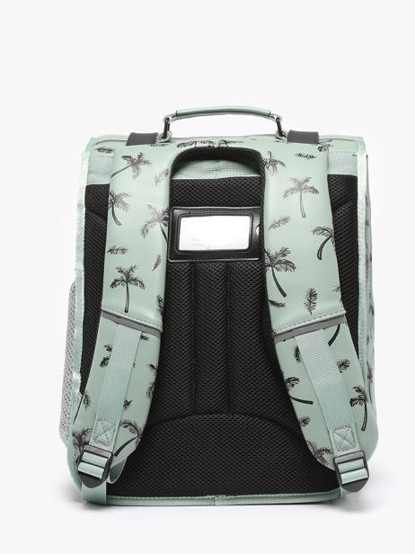 Sac à Dos 3 Compartiments Cameleon Vert vintage north PBVWSD39 vue secondaire 4