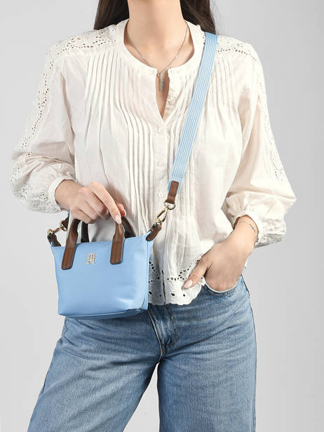 Sac Bandoulière Popette Nylon Tommy hilfiger Bleu popette AW18368 vue secondaire 1