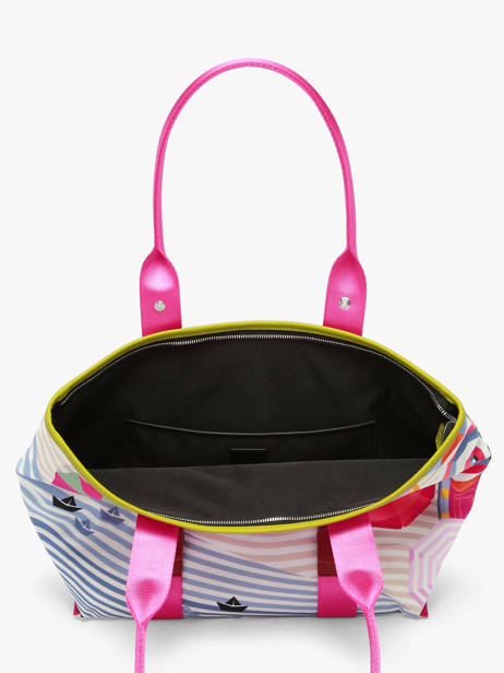 Sac Porté épaule A4 Lancel Plage Lancel Multicolore lancel plage  A14193 vue secondaire 3