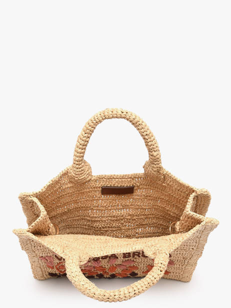 Sac Porté Main Cabas Raphia Raphia Vanessa bruno Beige cabas raphia 24V40884 vue secondaire 3