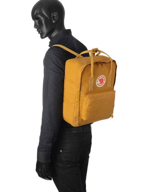 Backpack Kånken 1 Compartment Fjallraven Yellow kanken 23510 other view 2