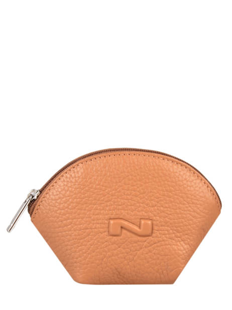 Leather Coin Purse Nathan baume Brown original n 340N