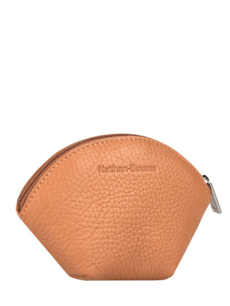 Leather Coin Purse Nathan baume Brown original n 340N other view 2