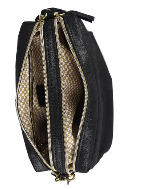 Crossbody Bag Vintage Leather Mila louise Black vintage 23673X other view 4