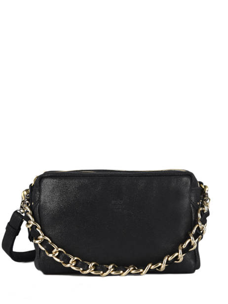 Crossbody Bag Vintage Leather Mila louise Black vintage 23673X