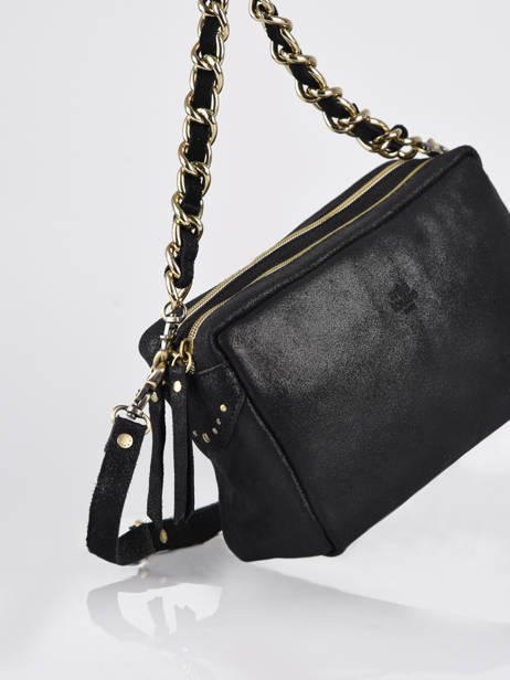 Crossbody Bag Vintage Leather Mila louise Black vintage 23673X other view 2