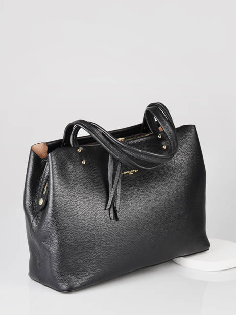 Sac Cabas Foulonne Double Lancaster Noir foulonne double 48 vue secondaire 2