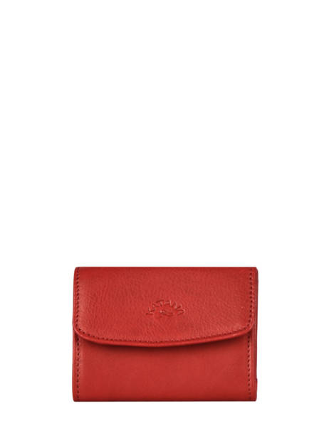 Leather Marina Wallet Katana Red marina 753031