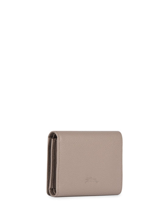 Longchamp Le foulonné Wallet Gray