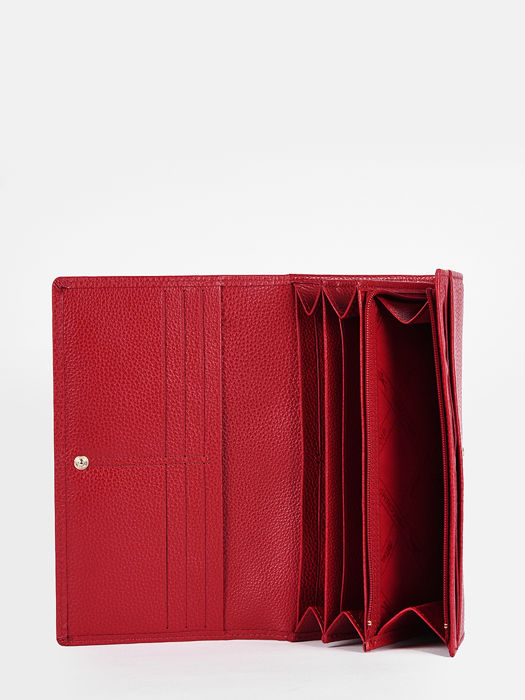 Longchamp Le foulonné Portefeuilles Rouge