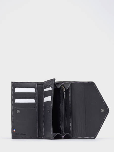 Porte-monnaie Paris Cuir Etrier Violet paris EPAR469 vue secondaire 1