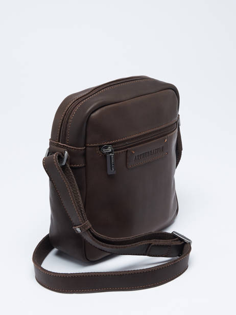 Pochette Homme Arthur & aston Marron johany 10 vue secondaire 2
