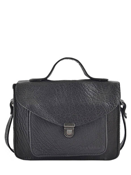 Sac  Mademoiselle George Cuir Paul marius Rose vintage GEORGE