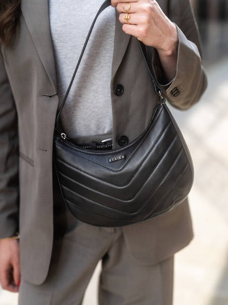 Sac Porté épaule Rafale Cuir Etrier Rose rafale ERAF017M